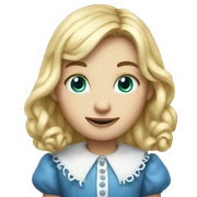 alice un wonderland  sticker