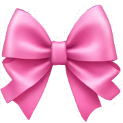 pink bow sticker