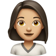 Brunette sticker