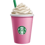 Pink starbucks sticker