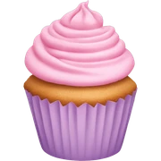 pastel pink cupcake sticker