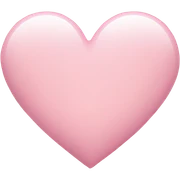 Light pink heart sticker
