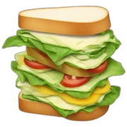sandwich with seed sticker