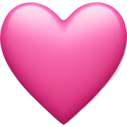 Pink heart sticker