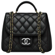 black chanel bag sticker