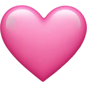 Pink heart sticker