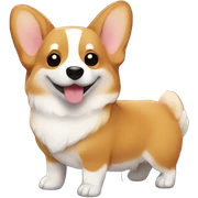 Corgi love sticker