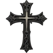 gothic cross sticker