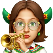 Mariachi Trumpet Player sticker
