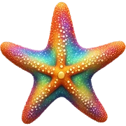 Beautiful starfish sticker