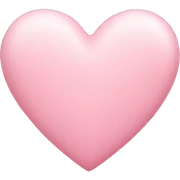 baby pink heart sticker