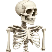 Skeleton sticker