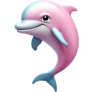 Pastel-pink-colors-dolphin sticker