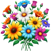 Flowers sticker