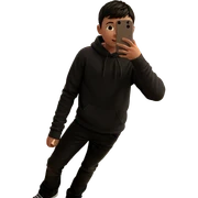 boy taking selfie indoors sticker