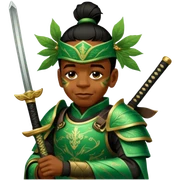 Emerald Samurai sticker