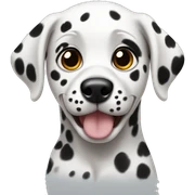 Dalmatian pup sticker