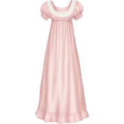 light pink victorian nightgown  sticker