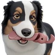 curious animals with open mouths sticker