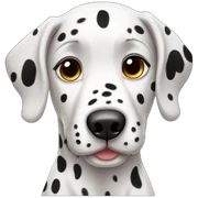 Cute little Dalmatian sticker