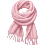 light pink scarf sticker