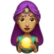 fortune teller sticker