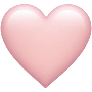 Light Pink heart sticker