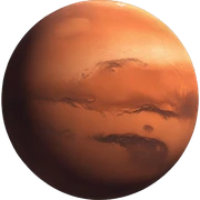 mars planet sticker
