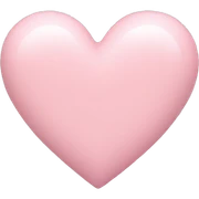 Pastel pink heart  sticker