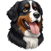 Bernese montain dog sticker