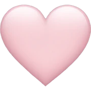 Light pink heart sticker