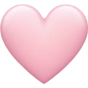 Light pink heart sticker