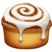 A want a cinnamon roll  sticker
