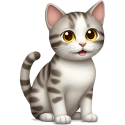 Cute cat sticker