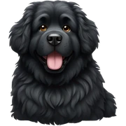 Newfoundland dog sticker