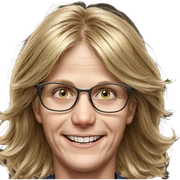 smiling blonde boy portrait sticker