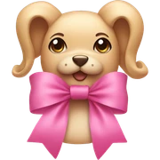 cute pink bow sticker