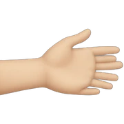 Hand to hand sticker
