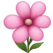 Pink flowers  sticker