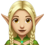 elf girl arven sticker