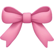 A bow  sticker