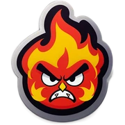 Angry fire emoji sticker