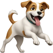Dog dancing  sticker