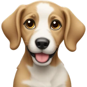 Christmas puppy sticker