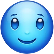 Blue  sticker