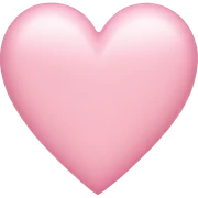 Lightpink heart sticker
