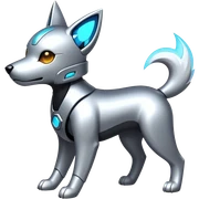 Futuristic Fakemon-canine sticker