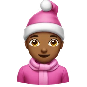 Pink Christmas  sticker