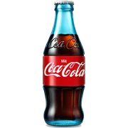 Coca cola blue sticker