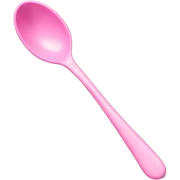 Pink spoon  sticker